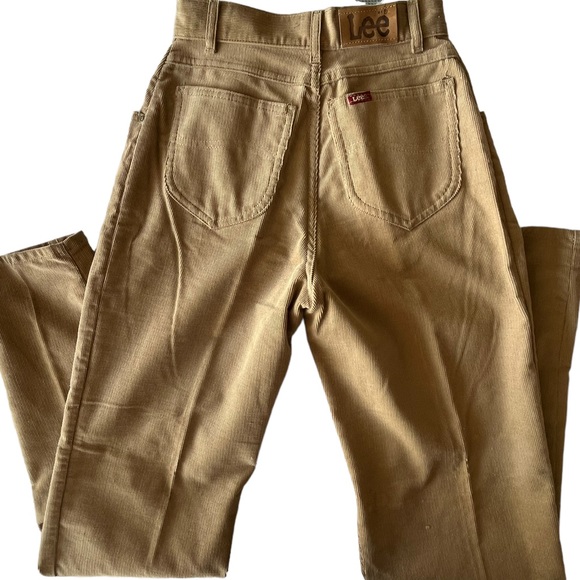 Vintage LEE Riders Corduroy Pants, Women’s / Juniors size 5 Retro, Talon 42 70s - Picture 4 of 10